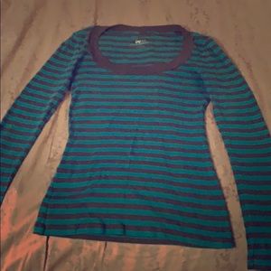 Long sleeve stripe shirt